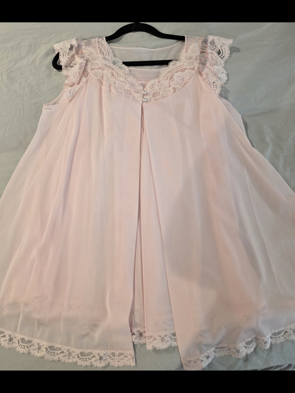 Beautiful Shadowline Robe And Gown Set Size M Baby Pink